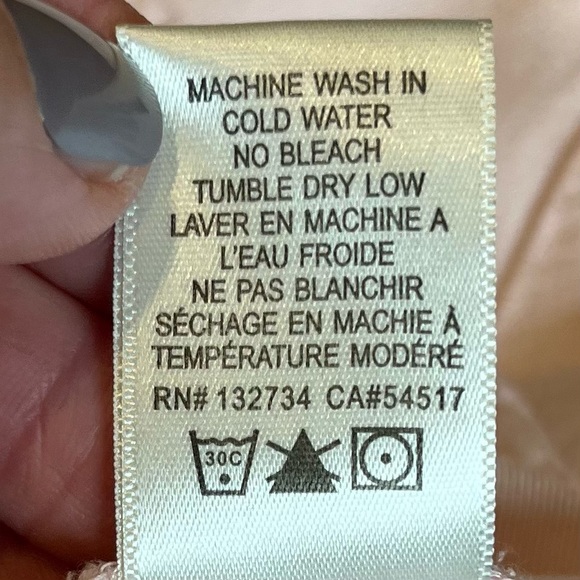 Cloth & Stone Light Pink V-Neck Short Sleeve Shirt Size XS - Picture 6 of 7